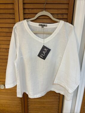 FLAX LINEN TOP